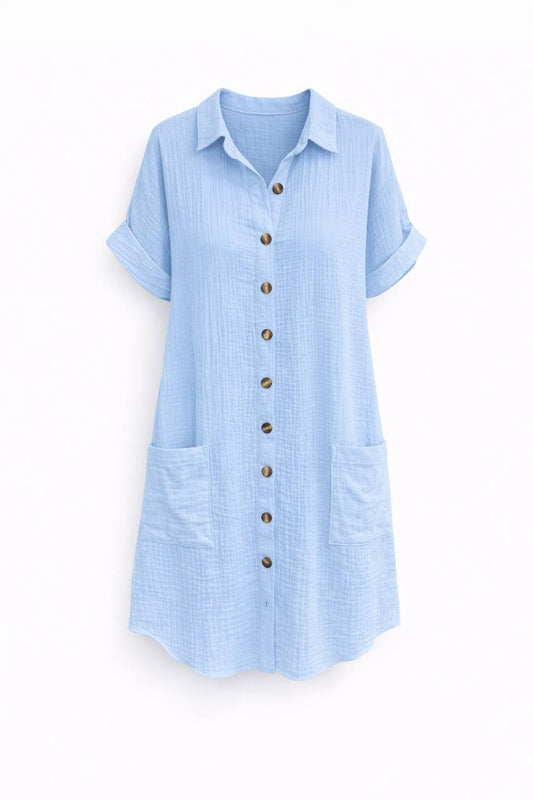 Down Shirt Dress